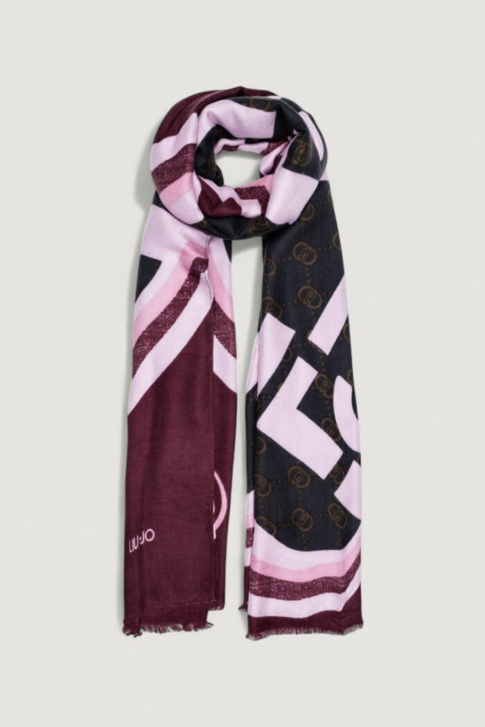 Pashmina Liu-jo STOLA PORTALOGO 70X180 Bordeaux