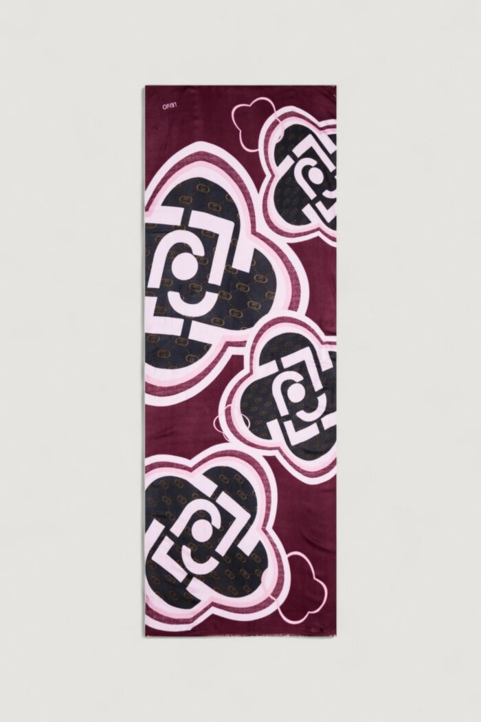 Pashmina Liu-jo STOLA PORTALOGO 70X180 Bordeaux