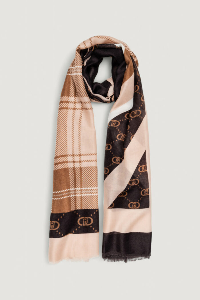 Pashmina Liu-jo ECS STOLA CHECK 70X180 Marrone – 2F5072 T0300