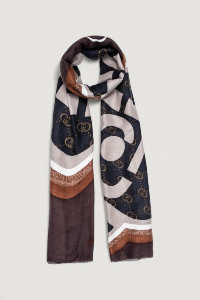 Pashmina Liu-jo STOLA PORTALOGO 70X180 Marrone
