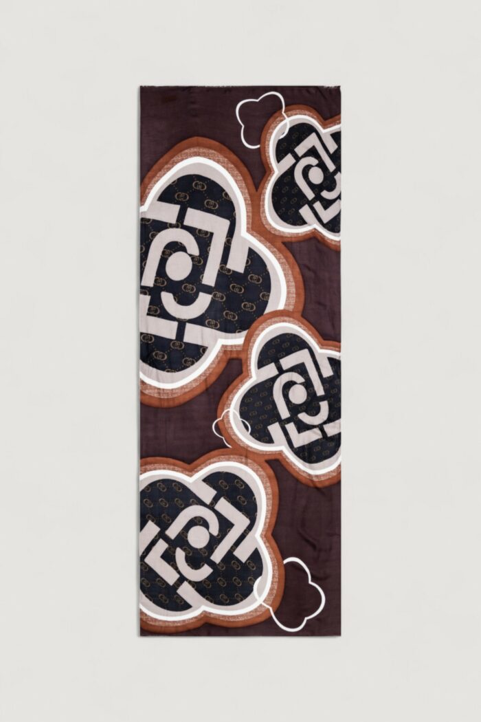 Pashmina Liu-jo STOLA PORTALOGO 70X180 Marrone