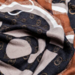 Pashmina Liu-Jo STOLA PORTALOGO 70X180 Marrone - Foto 4