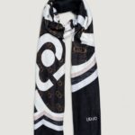 Pashmina Liu-Jo STOLA PORTALOGO 70X180 Nero - Foto 1