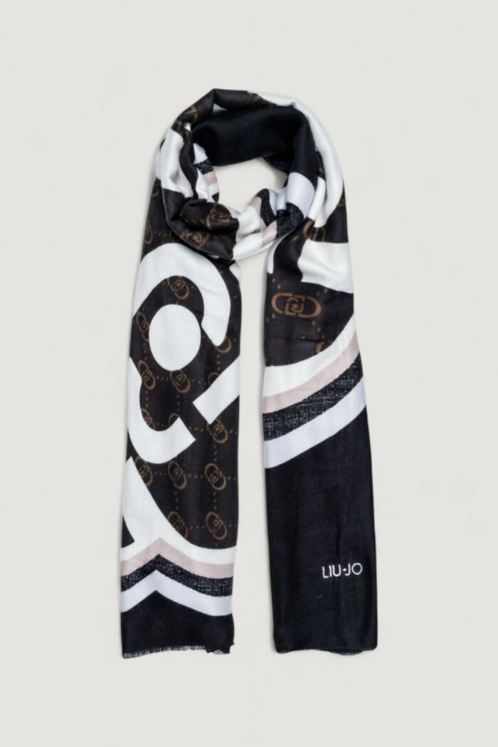 Pashmina Liu-jo STOLA PORTALOGO 70X180 Nero