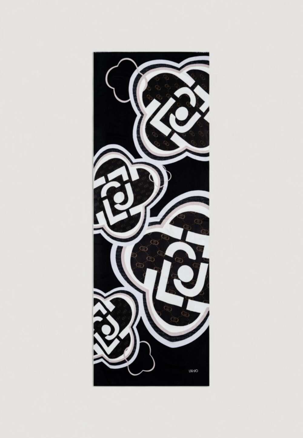 Pashmina Liu-Jo STOLA PORTALOGO 70X180 Nero - Foto 2