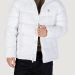 Piumino Calvin Klein Jeans LS NYLON ZIP OFF HOO Bianco - Foto 1