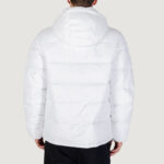 Piumino Calvin Klein Jeans LS NYLON ZIP OFF HOO Bianco - Foto 4