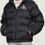 Piumino Calvin Klein Jeans LS NYLON MONOGRAM PU Nero - Foto 1