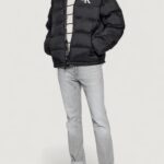 Piumino Calvin Klein Jeans LS NYLON MONOGRAM PU Nero - Foto 4