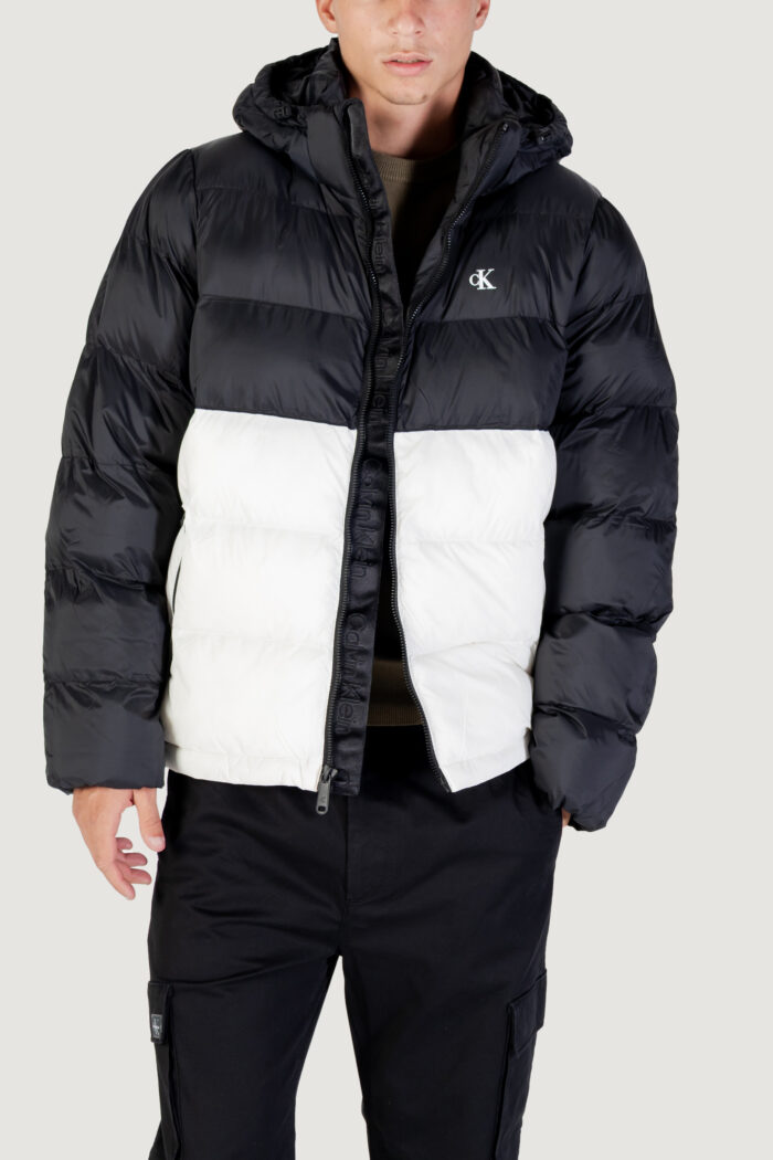 Piumino Calvin Klein LS NYLON COLOR BOCK Panna – LV04RD527G