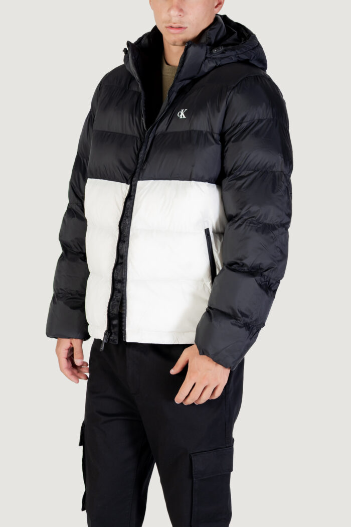 Piumino Calvin Klein LS NYLON COLOR BOCK Panna – LV04RD527G