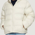 Piumino Calvin Klein Jeans LS NYLON MONOGRAM PU Panna - Foto 1