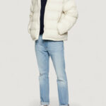 Piumino Calvin Klein Jeans LS NYLON MONOGRAM PU Panna - Foto 2