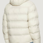 Piumino Calvin Klein Jeans LS NYLON MONOGRAM PU Panna - Foto 3