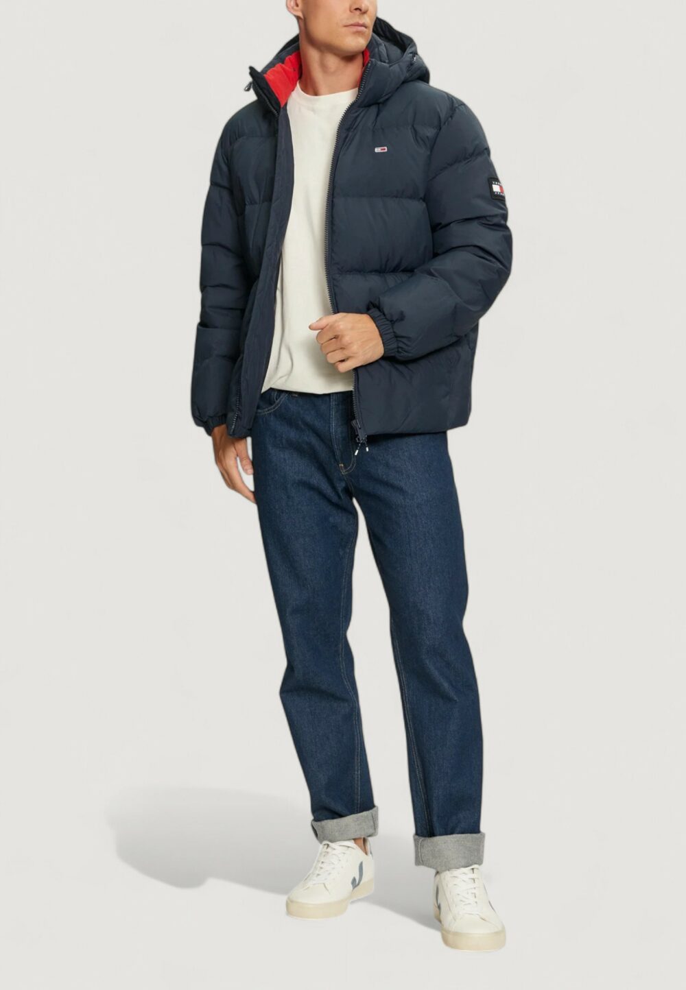 Piumino Tommy Hilfiger Jeans TJM ESSENTIAL DOWN J Blue scuro - Foto 4