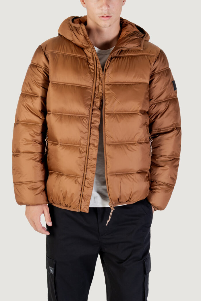 Piumino Tommy Hilfiger TJM HOODED LOGO PUFF Marrone – DM0DM22044