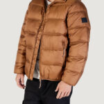 Piumino Tommy Hilfiger Jeans TJM HOODED LOGO PUFF Marrone - Foto 3