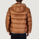 Piumino Tommy Hilfiger Jeans TJM HOODED LOGO PUFF Marrone - Foto 4