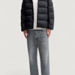 Piumino Tommy Hilfiger Jeans TJM HOODED LOGO PUFF Nero - Foto 2
