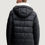 Piumino Tommy Hilfiger Jeans TJM HOODED LOGO PUFF Nero - Foto 3