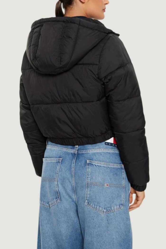 Piumino Tommy Hilfiger TJW CRP HOODED PUFFE Nero