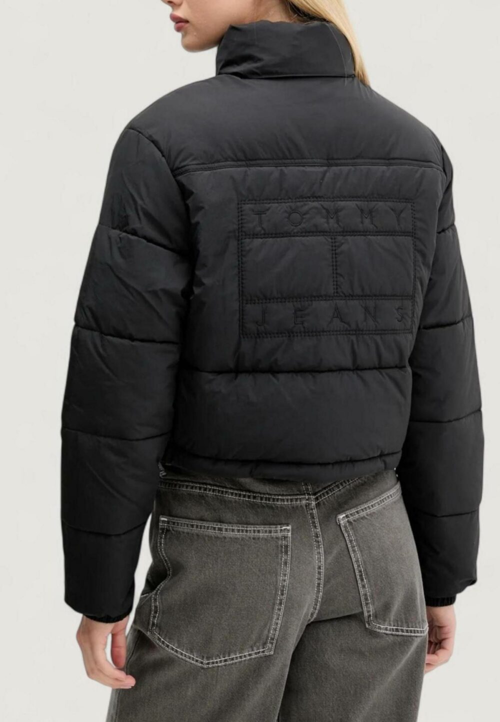 Piumino Tommy Hilfiger Jeans TJW FLAG BACK CROP E Nero - Foto 3