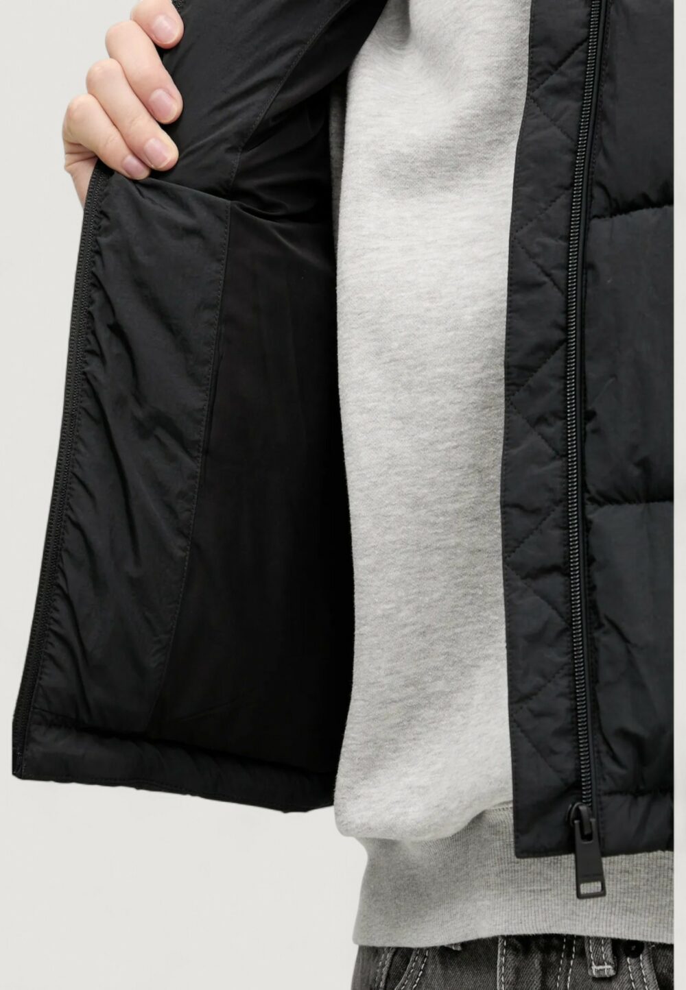 Piumino Tommy Hilfiger Jeans TJW FLAG BACK CROP E Nero - Foto 5
