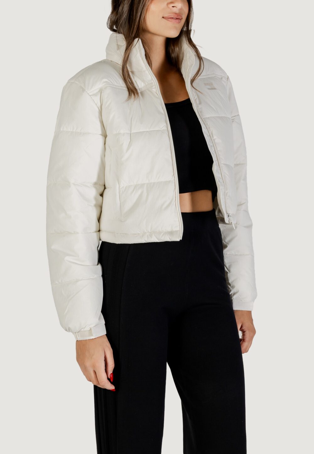 Piumino Tommy Hilfiger Jeans TJW FLAG BACK CROP E Panna - Foto 3