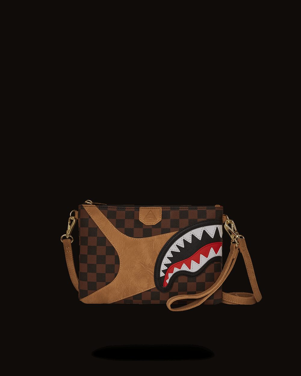 Pochette e beauty Sprayground HENNYVILLE CROSSOVER CLUTCH Marrone - Foto 1