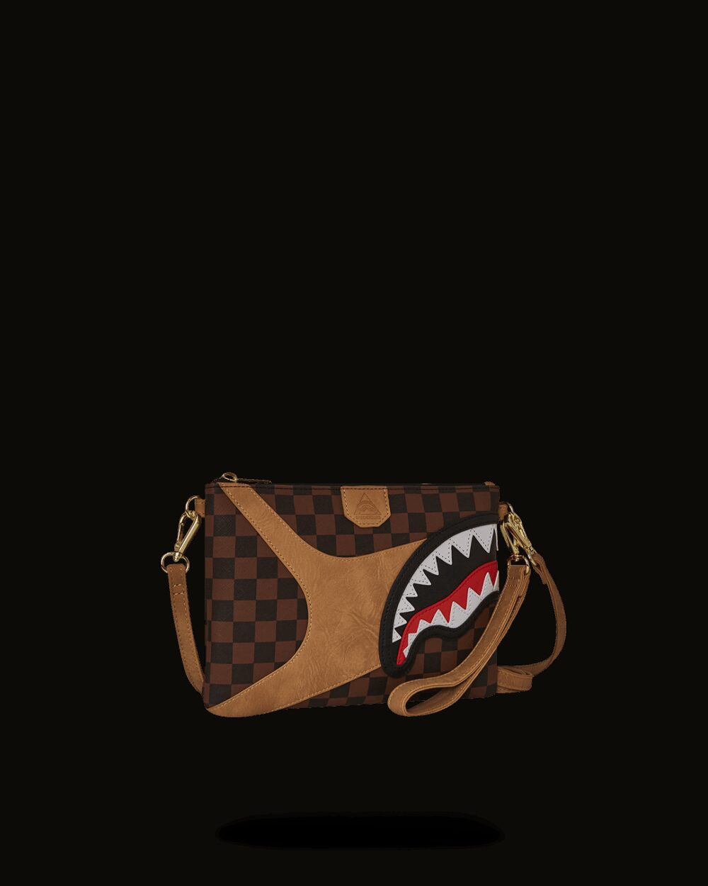 Pochette e beauty Sprayground HENNYVILLE CROSSOVER CLUTCH Marrone - Foto 2