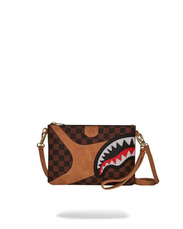 Pochette e beauty Sprayground HENNYVILLE CROSSOVER CLUTCH Marrone - Foto 1