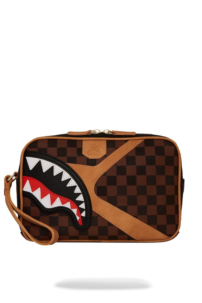 Pochette e beauty Sprayground HENNYVILLE TOILETRY BRICK Marrone