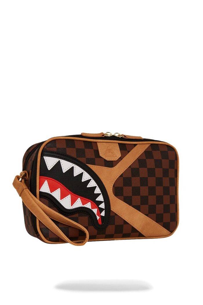 Pochette e beauty Sprayground HENNYVILLE TOILETRY BRICK Marrone