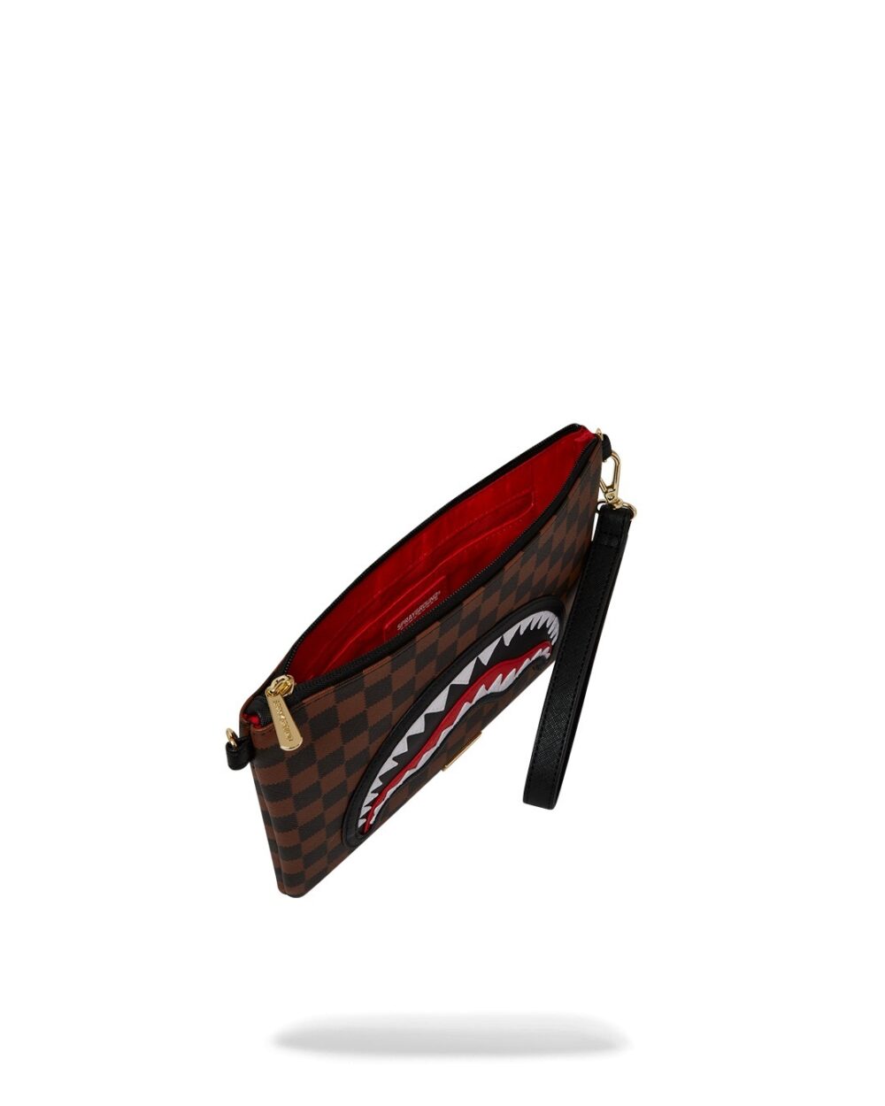 Pochette e beauty Sprayground SAWTOOTH SHARKS IN PARIS CROSSOVER CLUTCH Marrone - Foto 5