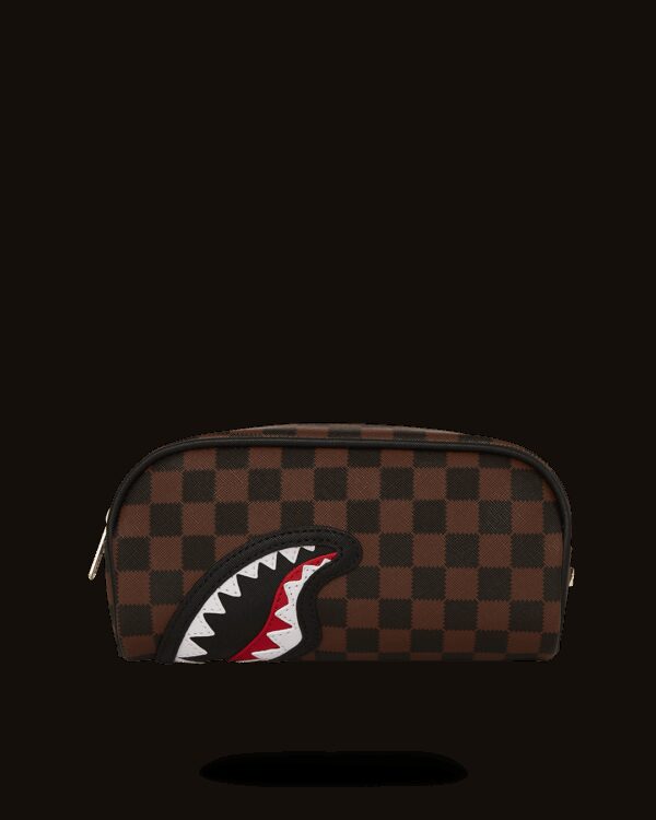 Pochette e beauty Sprayground SAWTOOTH SHARKS IN PARIS POUCH Marrone - Foto 1