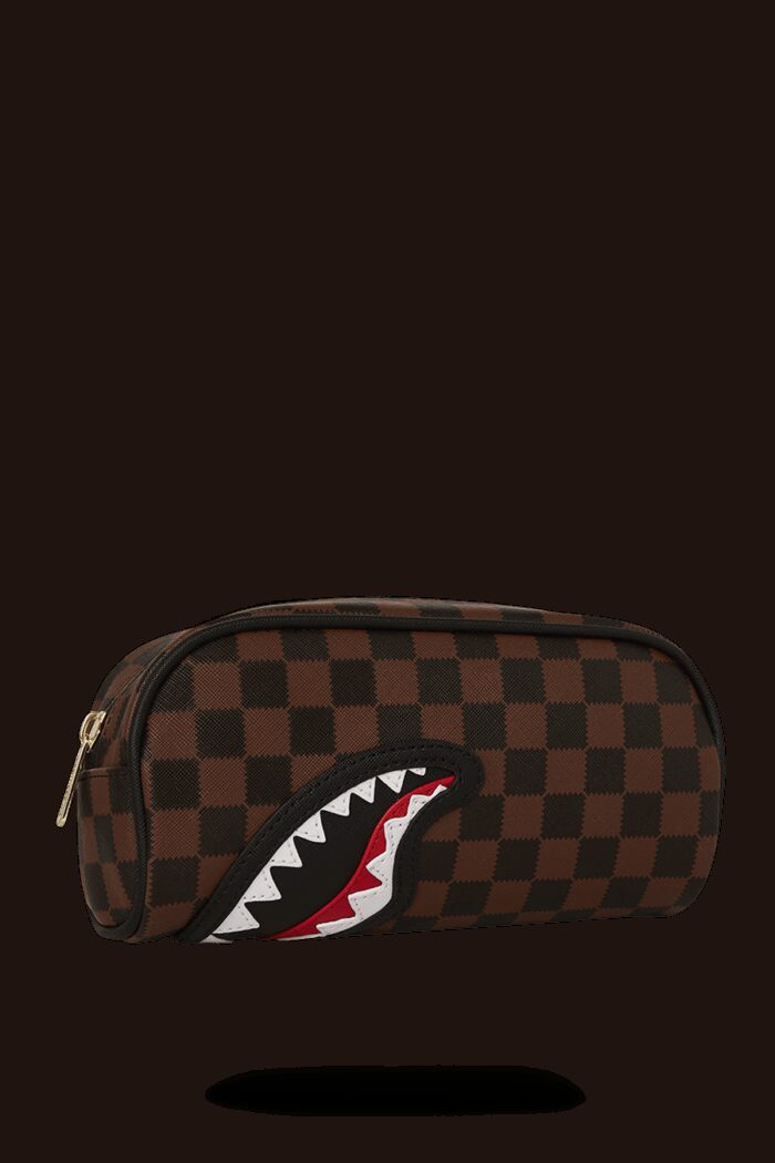 Pochette e beauty Sprayground SAWTOOTH SHARKS IN PARIS POUCH Marrone – 910B7845NSZ