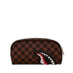 Pochette e beauty Sprayground SAWTOOTH SHARKS IN PARIS POUCH Marrone - Foto 4