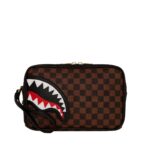 Pochette e beauty Sprayground SAWTOOTH SHARKS IN PARIS TOILETRY BRICK Marrone - Foto 1