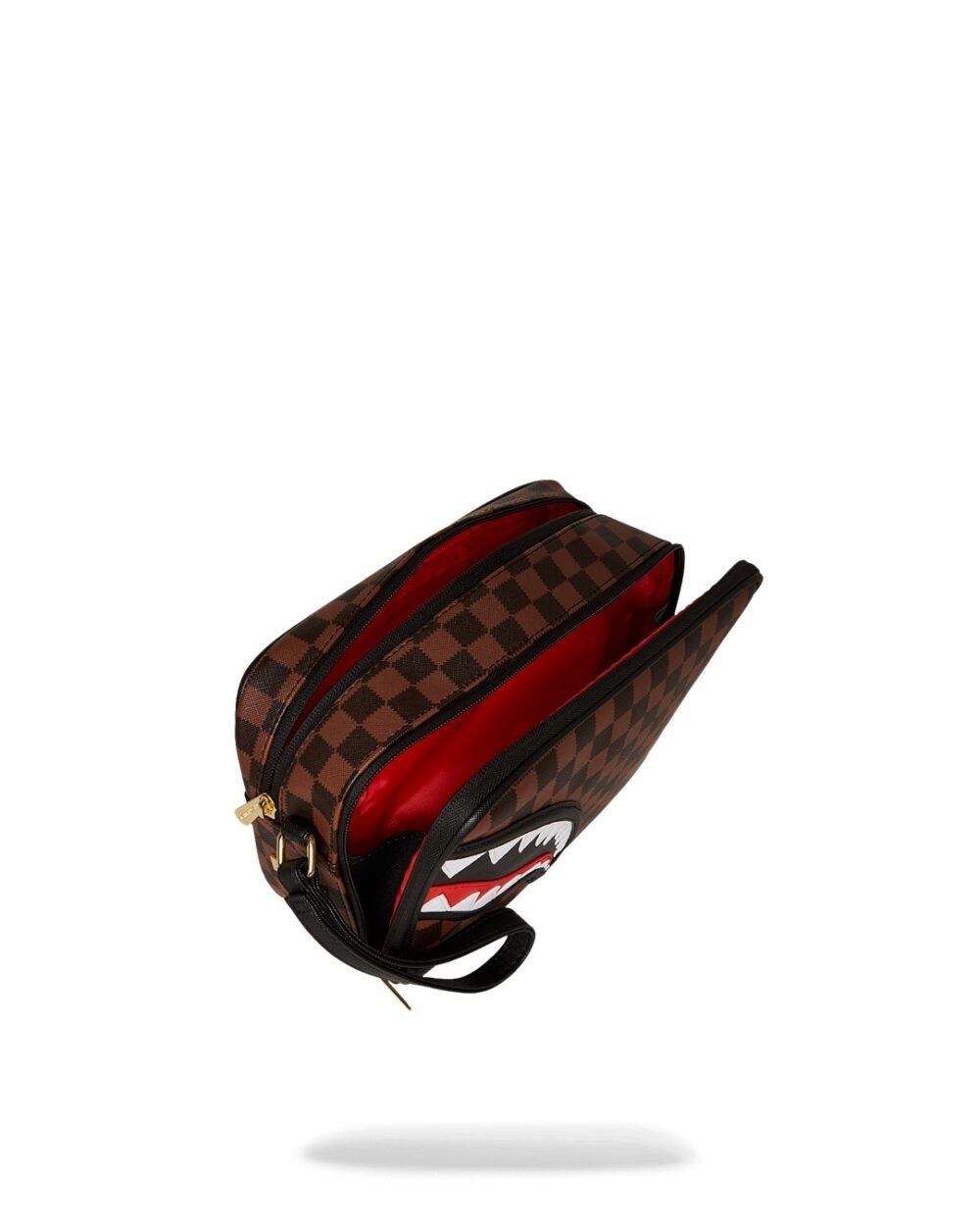 Pochette e beauty Sprayground SAWTOOTH SHARKS IN PARIS TOILETRY BRICK Marrone - Foto 4
