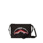 Pochette e beauty Sprayground DRIPPING SHARKS IN PARIS CROSSOVER CLUTCH Nero - Foto 1