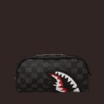 Pochette e beauty Sprayground DRIPPING SHARKS IN PARIS POUCH Nero - Foto 4