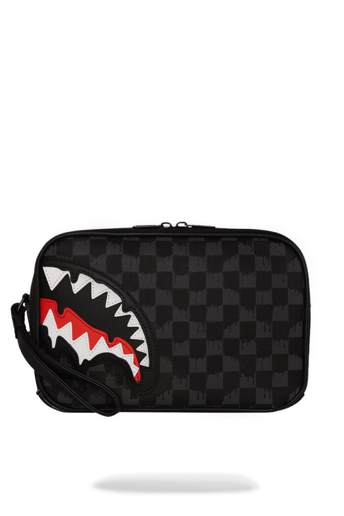 Pochette e beauty Sprayground DRIPPING SHARKS IN PARIS TOILETRY BRICK Nero