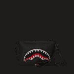 Pochette e beauty Sprayground FLY KNIT MOUTH CROSSOVER CLUTCH Nero - Foto 1