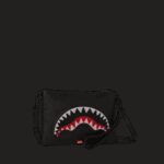 Pochette e beauty Sprayground FLY KNIT MOUTH CROSSOVER CLUTCH Nero - Foto 2