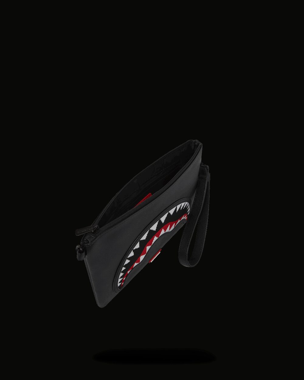 Pochette e beauty Sprayground FLY KNIT MOUTH CROSSOVER CLUTCH Nero - Foto 5