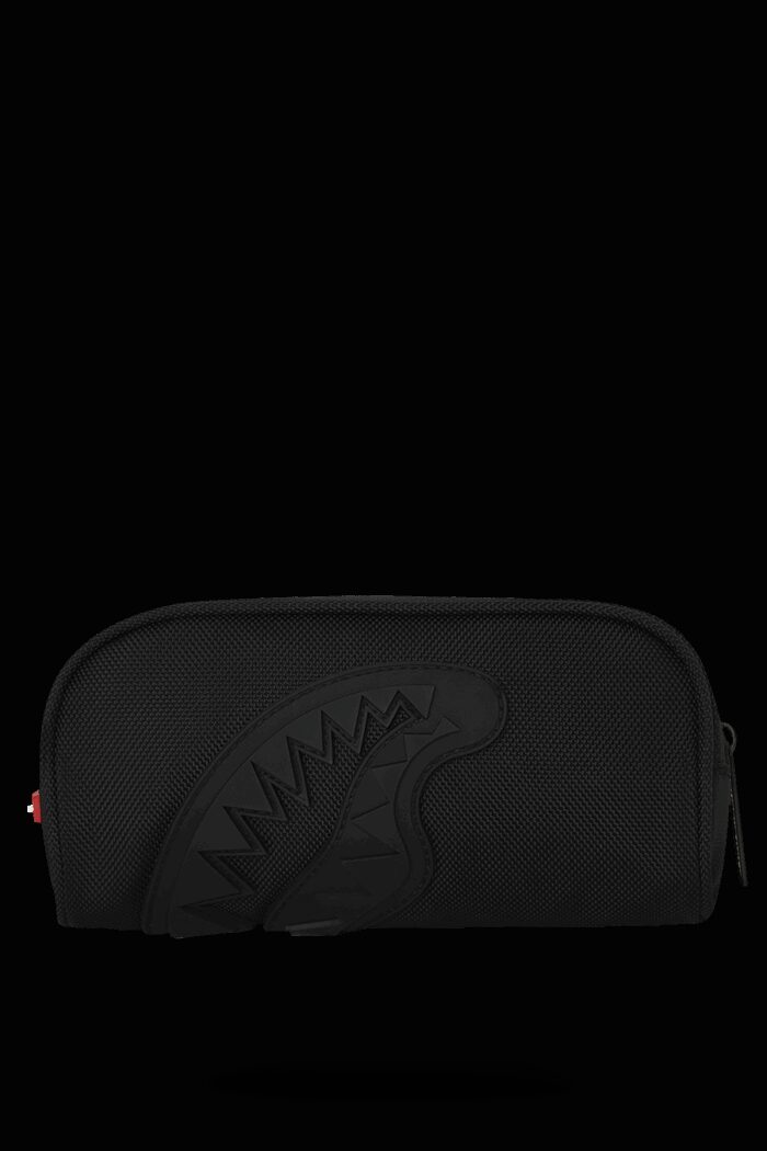 Pochette e beauty Sprayground PRINTED ZIPPER SHARK POUCH Nero