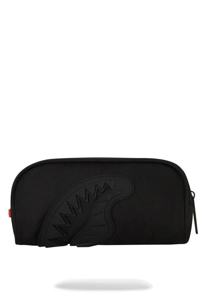 Pochette e beauty Sprayground PRINTED ZIPPER SHARK POUCH Nero