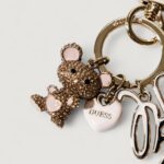 Portachiave Guess KEYRING Oro - Foto 2