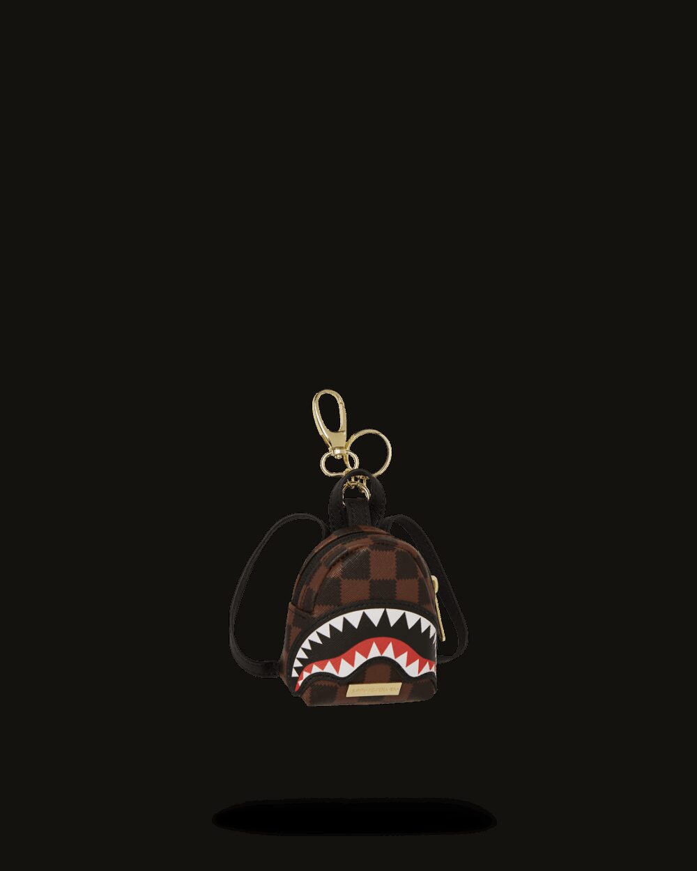 Portachiave Sprayground SAWTOOTH SHARKS IN PARIS KEYCHAIN Marrone - Foto 2