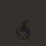 Portachiave Sprayground DRIPPING SHARKS IN PARIS KEYCHAIN Nero - Foto 4